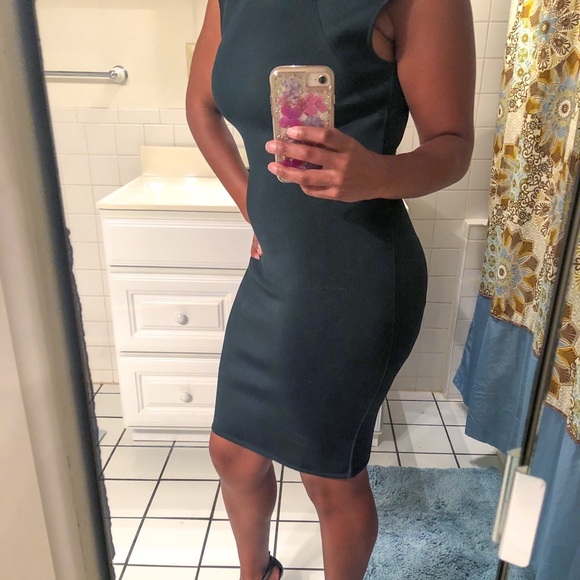 Alexander Wang Dresses & Skirts - Alexander Wang Forest Green Bodycon Dress